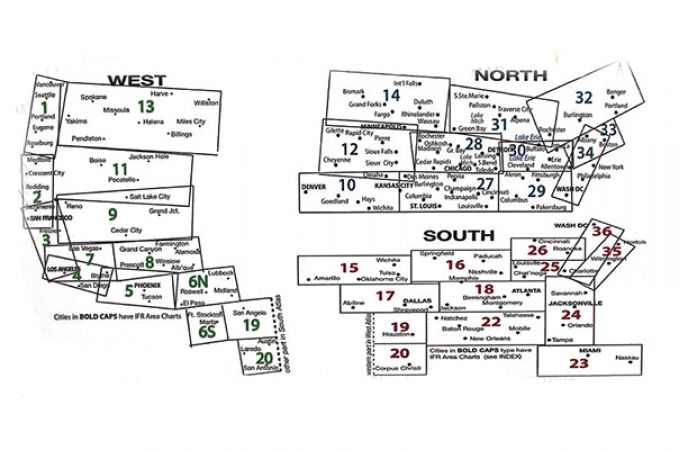 IFR Sections Map
